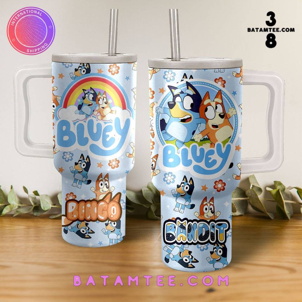 Bluey Bingo 40oz Stanley Tumbler's Overview - Batamtee Shop - Threads & Totes: Your Style Destination