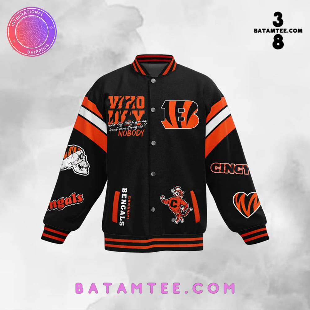 Cincinati Bengals Welcom To The Jungle Baseball Jacket's Overview - Batamtee Shop - Threads & Totes: Your Style Destination