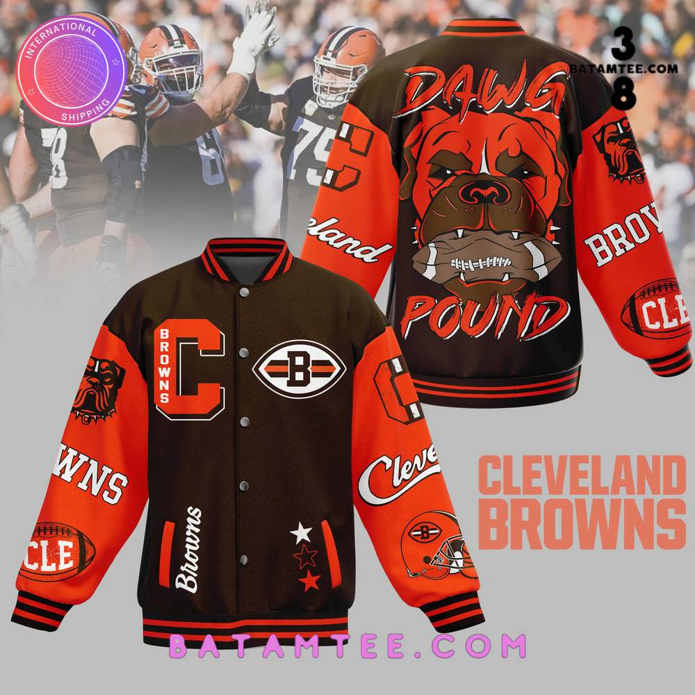 Cleveland Browns Dawg Pound Baseball Jacket's Overview - Batamtee Shop - Threads & Totes: Your Style Destination