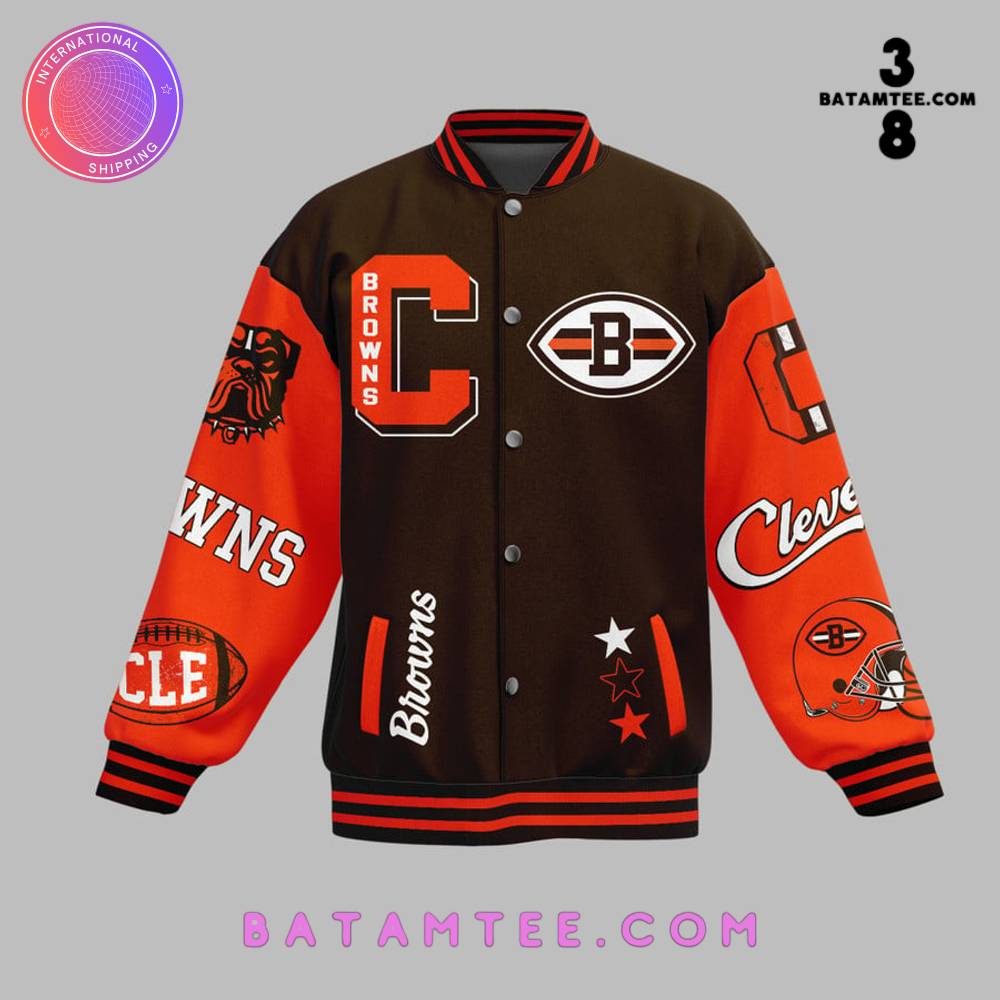 Cleveland Browns Dawg Pound Baseball Jacket's Overview - Batamtee Shop - Threads & Totes: Your Style Destination