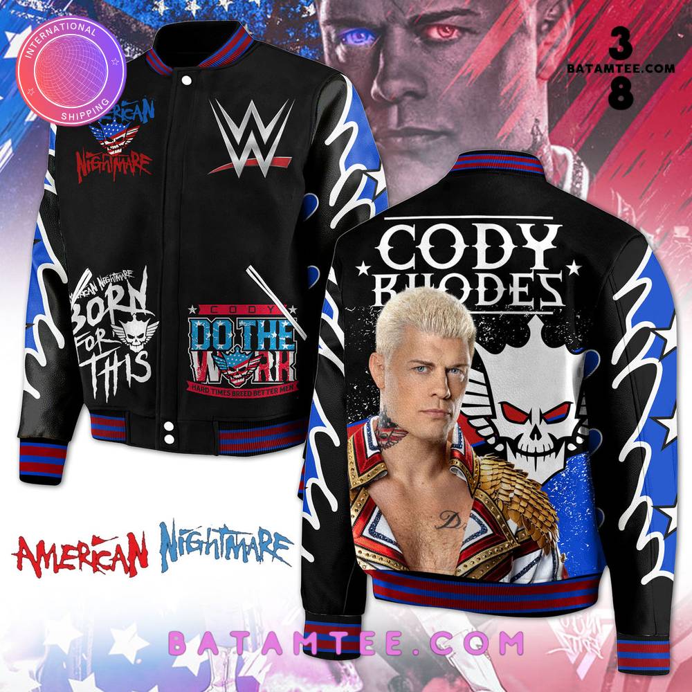 Cody Rhodes WWE American Nightmare Baseball Jacket