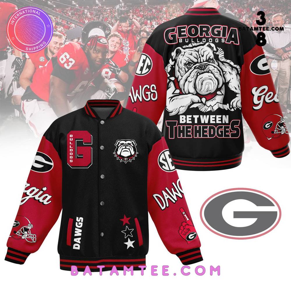 Georgia Bulldogs Between The Hedges Baseball Jacket's Overview - Batamtee Shop - Threads & Totes: Your Style Destination