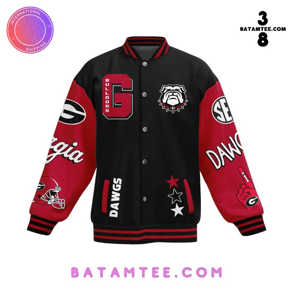 Georgia Bulldogs Between The Hedges Baseball Jacket's Overview - Batamtee Shop - Threads & Totes: Your Style Destination