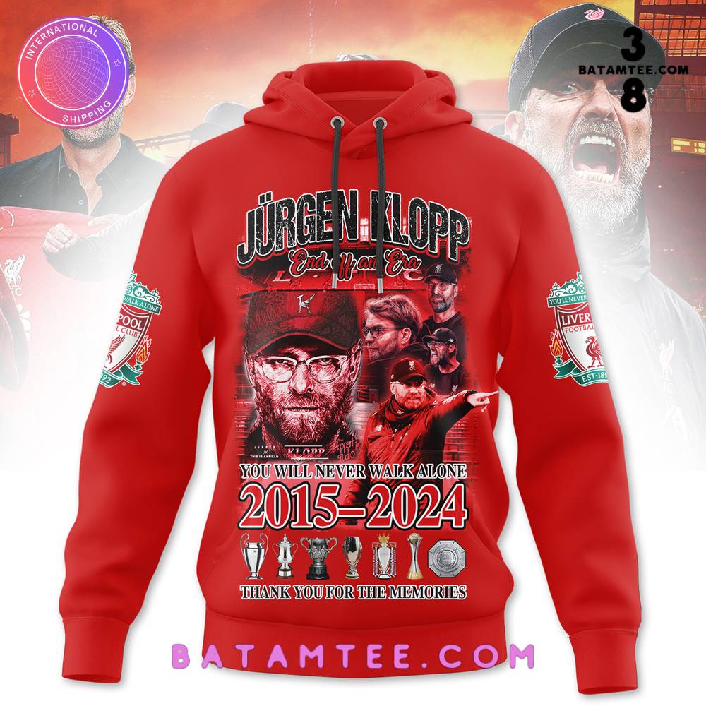 Jurgen Kloop End of an Era Liverpool Hoodie's Overview - Batamtee Shop - Threads & Totes: Your Style Destination