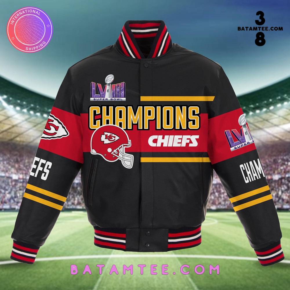 Kansas City Chiefs 2024 Super Bowl LVIII Champions Bomber Jacket's Overview - Batamtee Shop - Threads & Totes: Your Style Destination