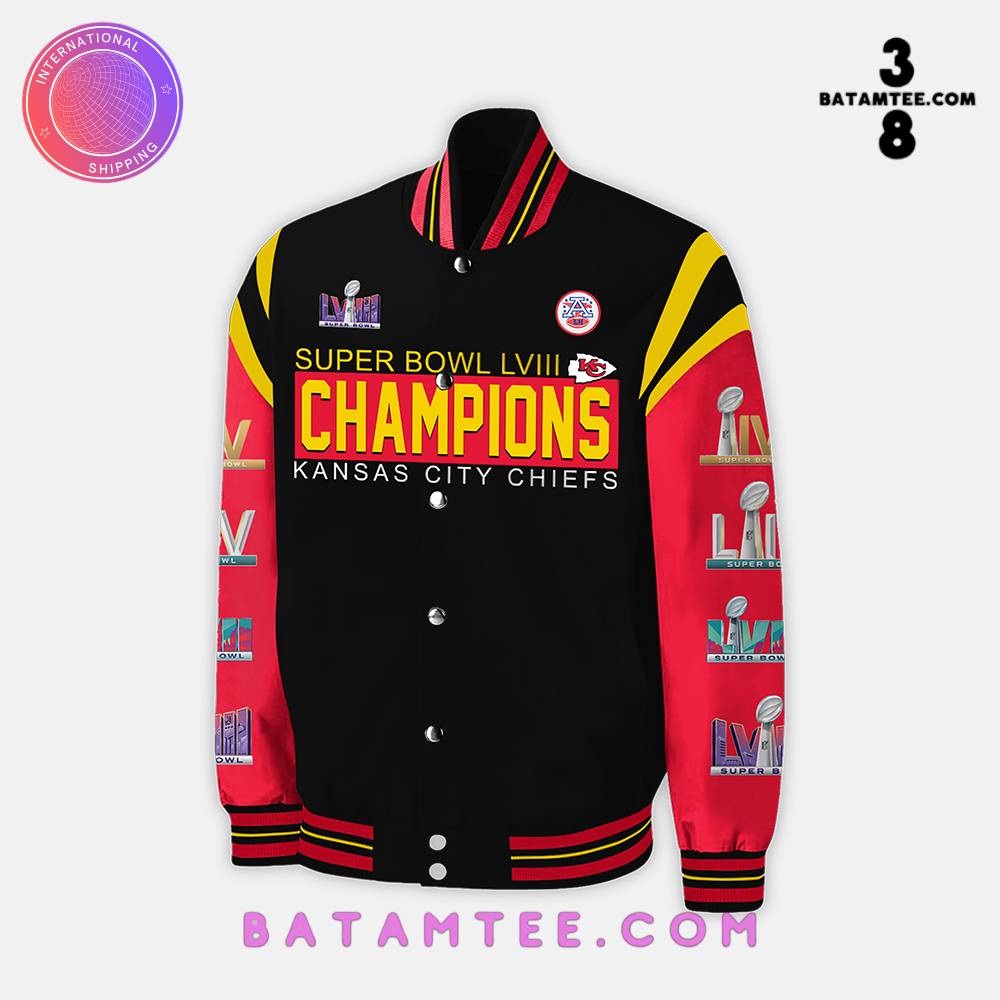 Kansas City Chiefs 4X Super Bowl Champions Baseball Jacket's Overview - Batamtee Shop - Threads & Totes: Your Style Destination