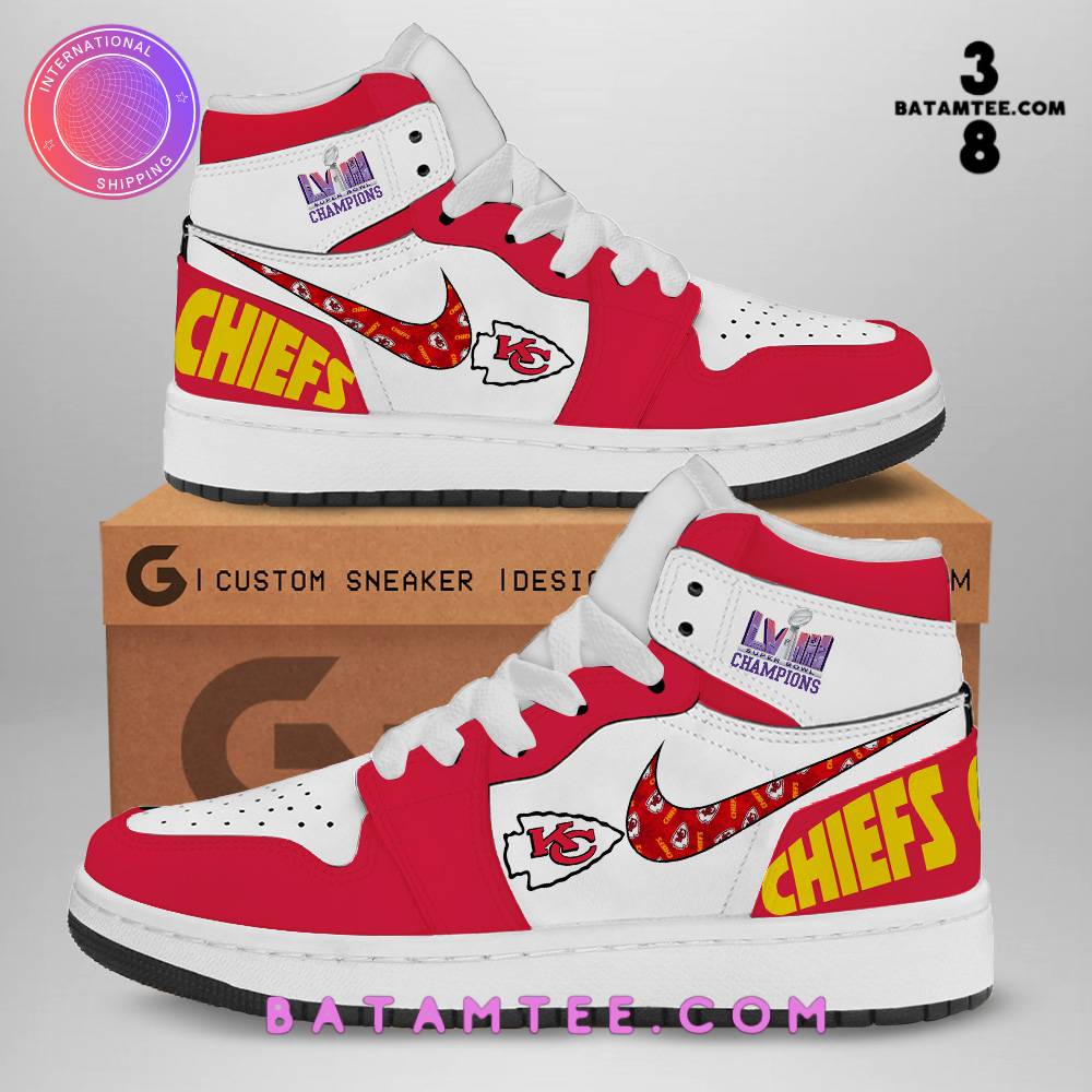 Kansas City Chiefs Super Bowl Champions Air Jordan 1 Sneaker's Overview - Batamtee Shop - Threads & Totes: Your Style Destination