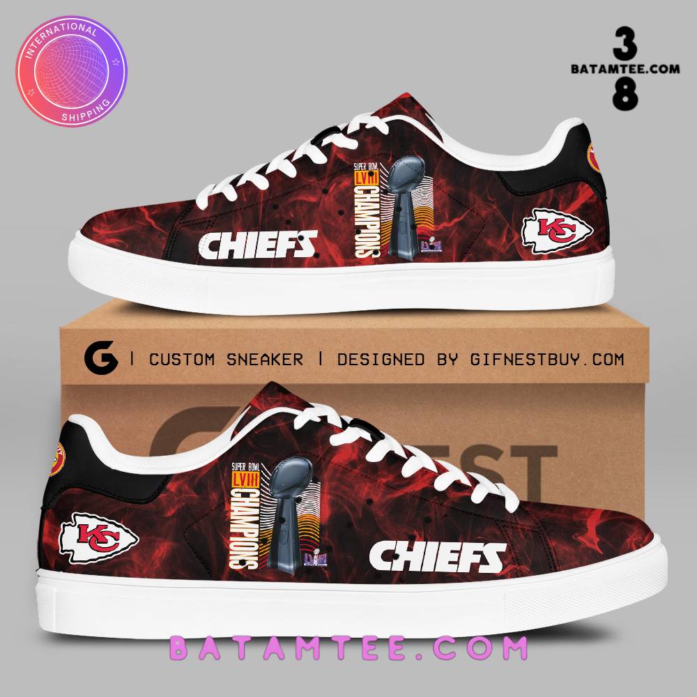 Kansas City Chiefs Super Bowl Champions Stan Smith Shoes's Overview - Batamtee Shop - Threads & Totes: Your Style Destination