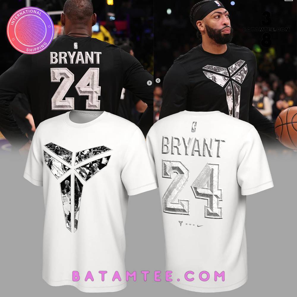 Kobe Bryant Mamba White T-Shirt