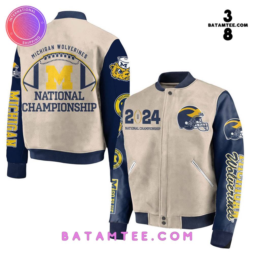 Michigan Wolverines 2024 National Championship Baseball Jacket's Overview - Batamtee Shop - Threads & Totes: Your Style Destination