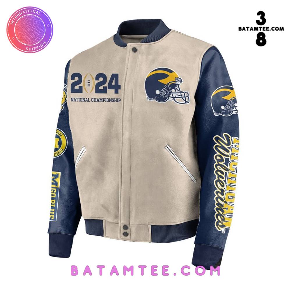 Michigan Wolverines 2024 National Championship Baseball Jacket's Overview - Batamtee Shop - Threads & Totes: Your Style Destination