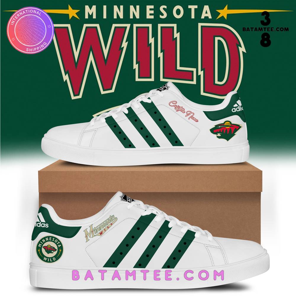 Minnesota Wild Hockey Team Custom Name Stan Smith Shoes's Overview - Batamtee Shop - Threads & Totes: Your Style Destination