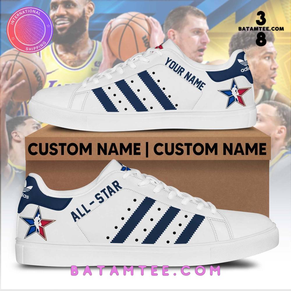 NBA All Star East Custom Name Stan Smith Shoes's Overview - Batamtee Shop - Threads & Totes: Your Style Destination