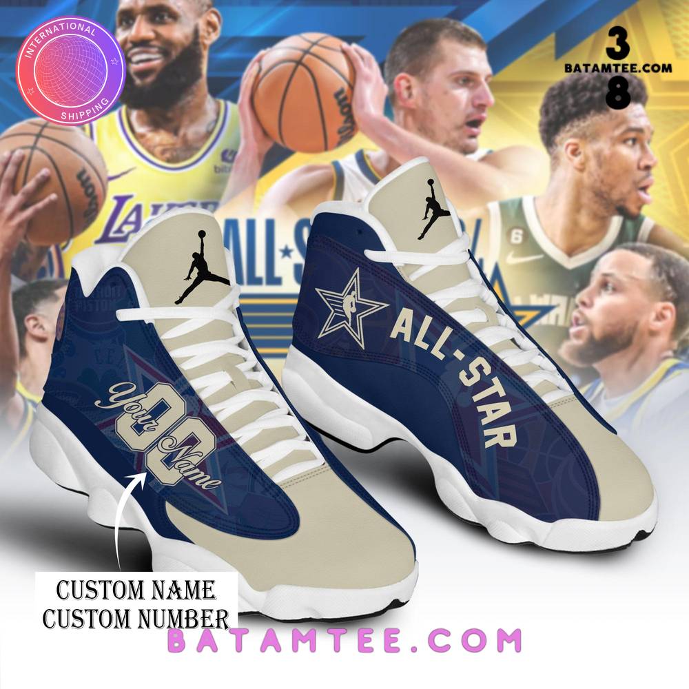 NBA All Star East Personalized Air Jordan 13 Sneaker's Overview - Batamtee Shop - Threads & Totes: Your Style Destination