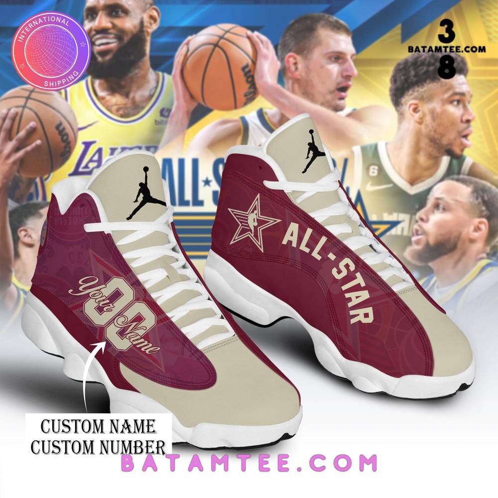 NBA All Star West Personalized Air Jordan 13 Sneaker's Overview - Batamtee Shop - Threads & Totes: Your Style Destination