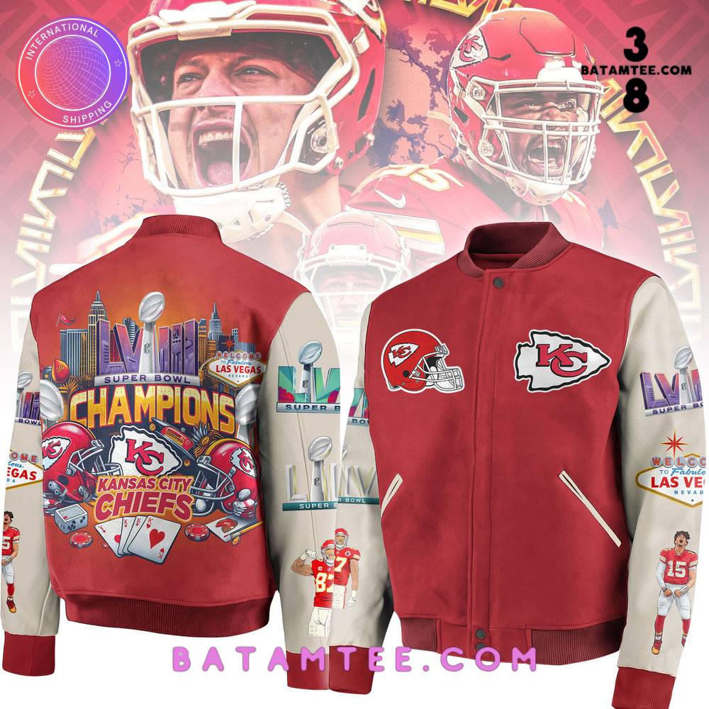 NFL Kansas City Chiefs Super Bowl LVIII Champions Baseball Jacket's Overview - Batamtee Shop - Threads & Totes: Your Style Destination