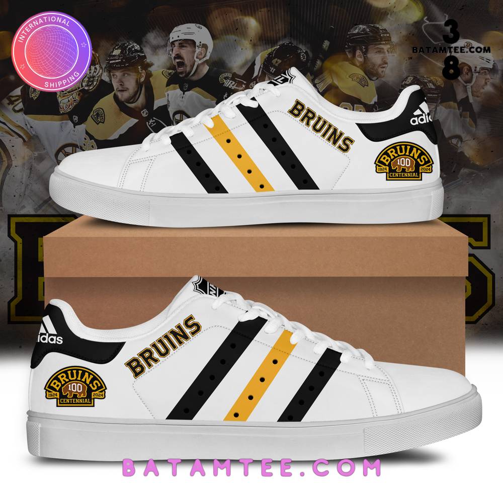 NHL Boston Bruins 100 Centennial Stan Smith Shoes