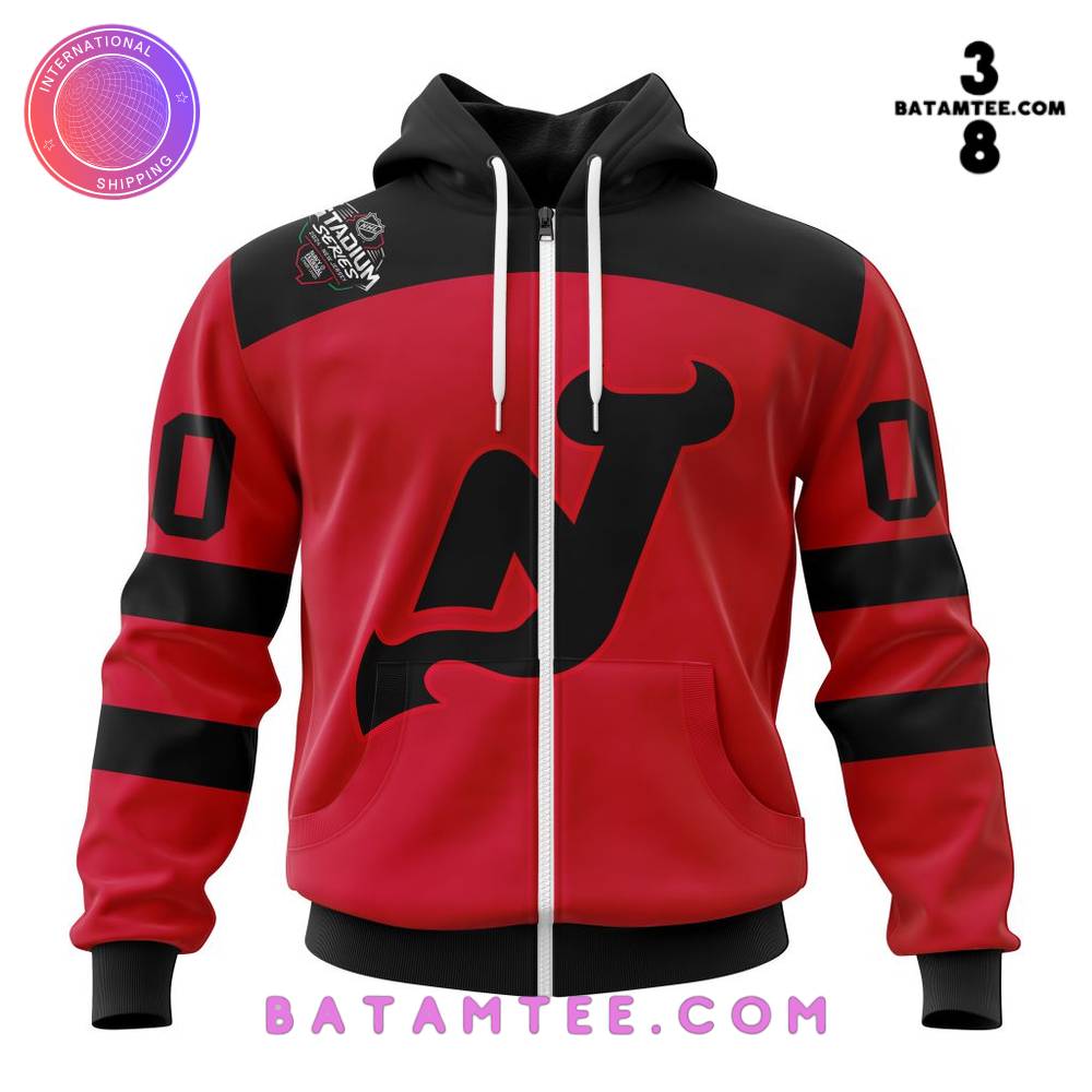 NHL New Jersey Devils Personalized 2024 Stadium Series Hoodie's Overview - Batamtee Shop - Threads & Totes: Your Style Destination