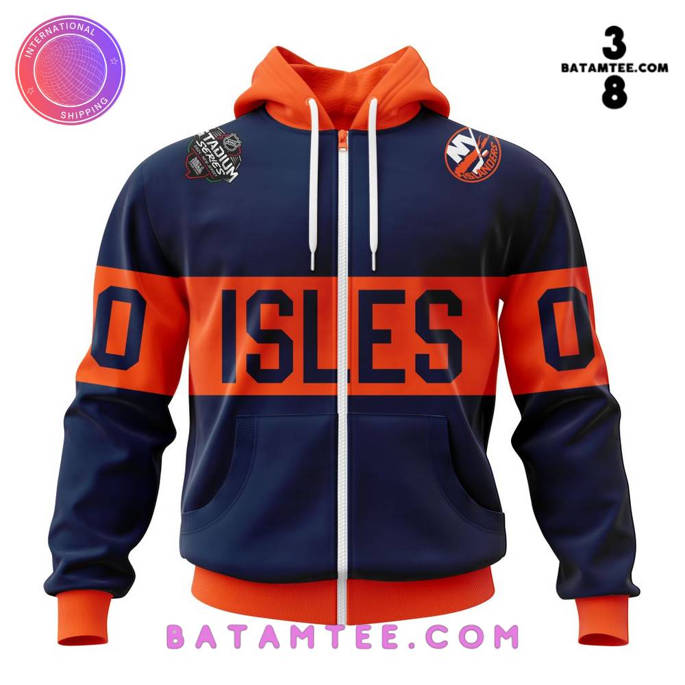 NHL New York Islanders Personalized 2024 Stadium Series Hoodie's Overview - Batamtee Shop - Threads & Totes: Your Style Destination