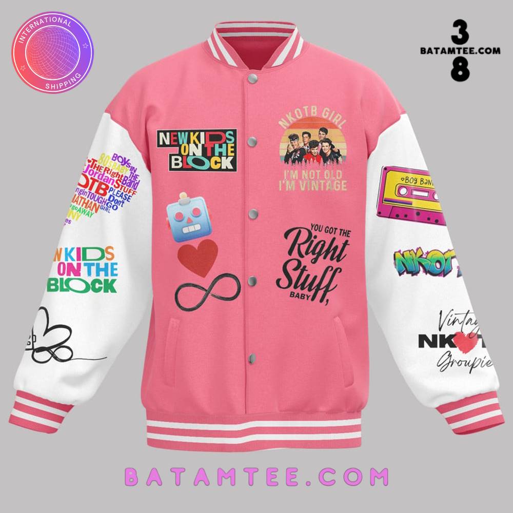 New Kids On The Block Blockheads Baseball Jacket's Overview - Batamtee Shop - Threads & Totes: Your Style Destination