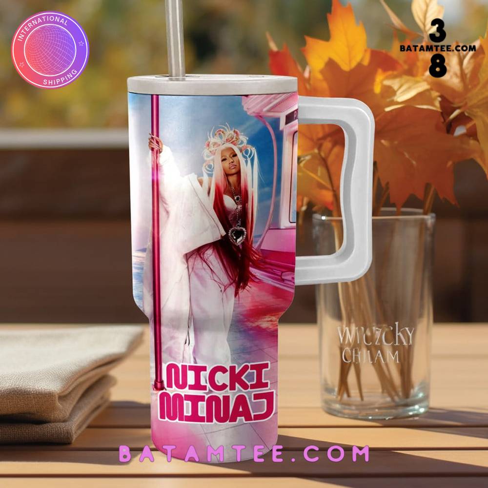 Nicki Minaj 2024 Pink Friday Tour Stanley Tumbler 40oz's Overview - Batamtee Shop - Threads & Totes: Your Style Destination