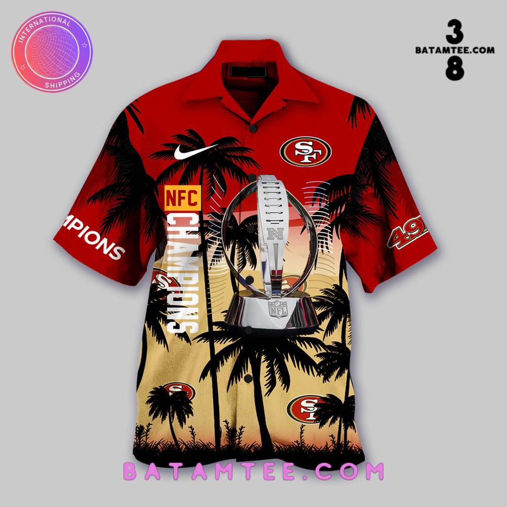 San Francisco 49ers Champions NFC 2023 Hawaiian Set's Overview - Batamtee Shop - Threads & Totes: Your Style Destination