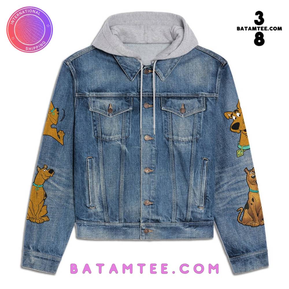 Scooby Doo is my Spirit Animal Hooded Denim Jacket's Overview - Batamtee Shop - Threads & Totes: Your Style Destination