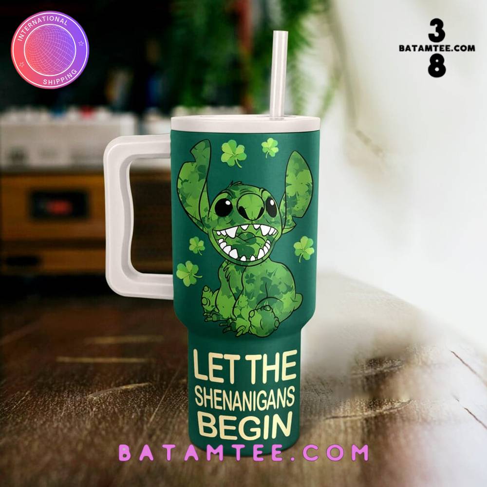 Stitch Happy St. Patrick's Day Stanley Tumbler 40oz's Overview - Batamtee Shop - Threads & Totes: Your Style Destination