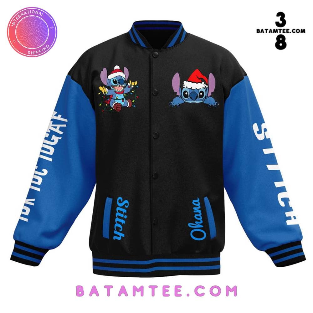 Stitch "I Don't Gaf" Baseball Jacket's Overview - Batamtee Shop - Threads & Totes: Your Style Destination