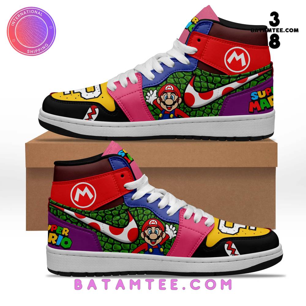 Super Mario Air Jordan 1 Sneaker's Overview - Batamtee Shop - Threads & Totes: Your Style Destination