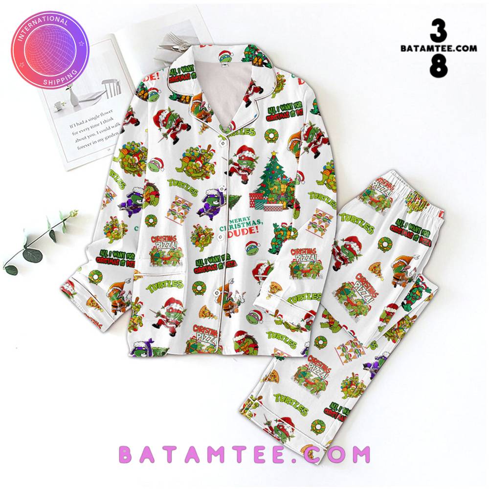 Teenage Mutant Ninja Turtles Cowabunga Button Down Pyjama Set