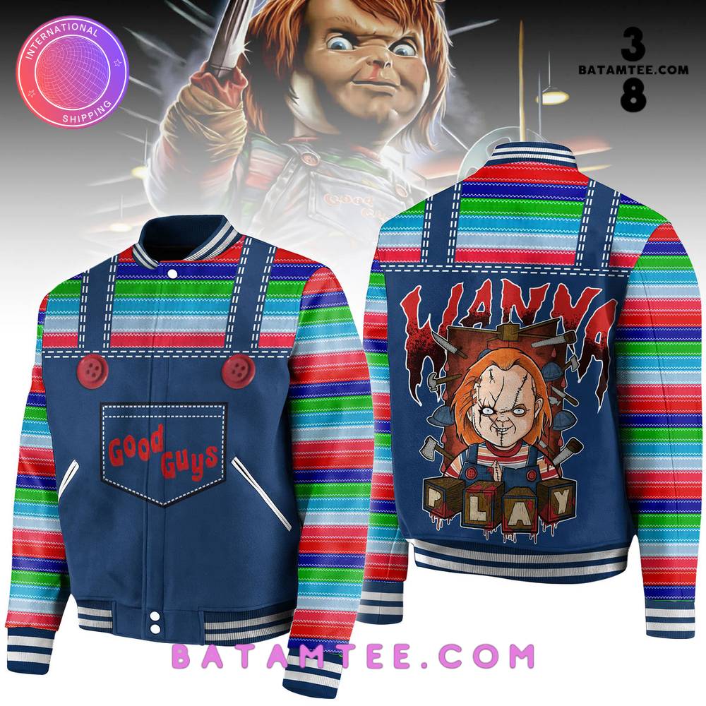 The Chucky Wanna Play Baseball Jacket's Overview - Batamtee Shop - Threads & Totes: Your Style Destination