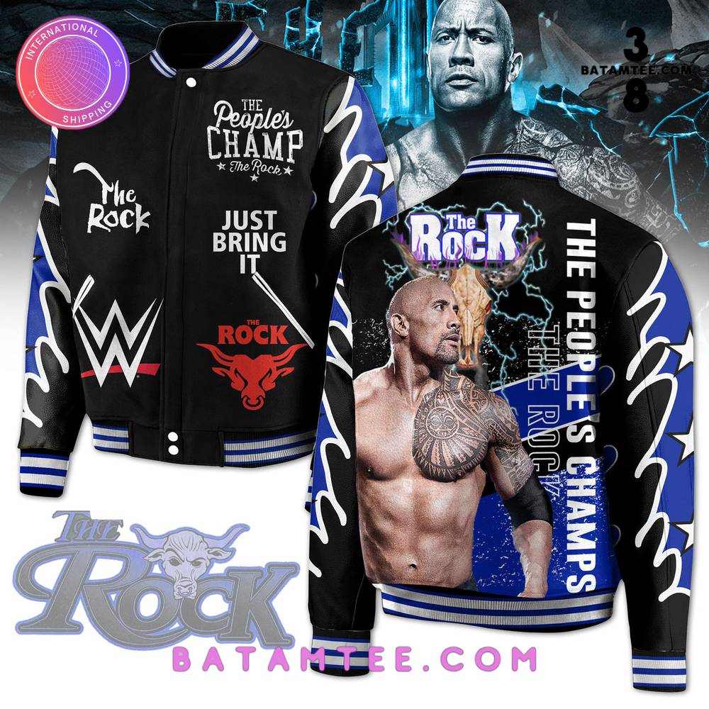 The Rock WWE Baseball Jacket's Overview - Batamtee Shop - Threads & Totes: Your Style Destination