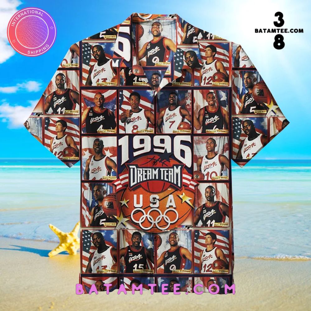 1996 Dream Team USA Basketball NBA Hawaiian Shirt's Overview - Batamtee Shop - Threads & Totes: Your Style Destination