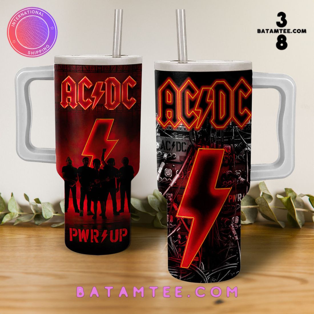 ACDC Power Up World Tour 2024 Stanley Tumbler 40oz's Overview - Batamtee Shop - Threads & Totes: Your Style Destination