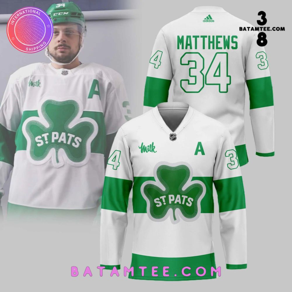 Auston Matthews Toronto Maple Leafs “St. Pat’s” Hockey Jersey's Overview - Batamtee Shop - Threads & Totes: Your Style Destination