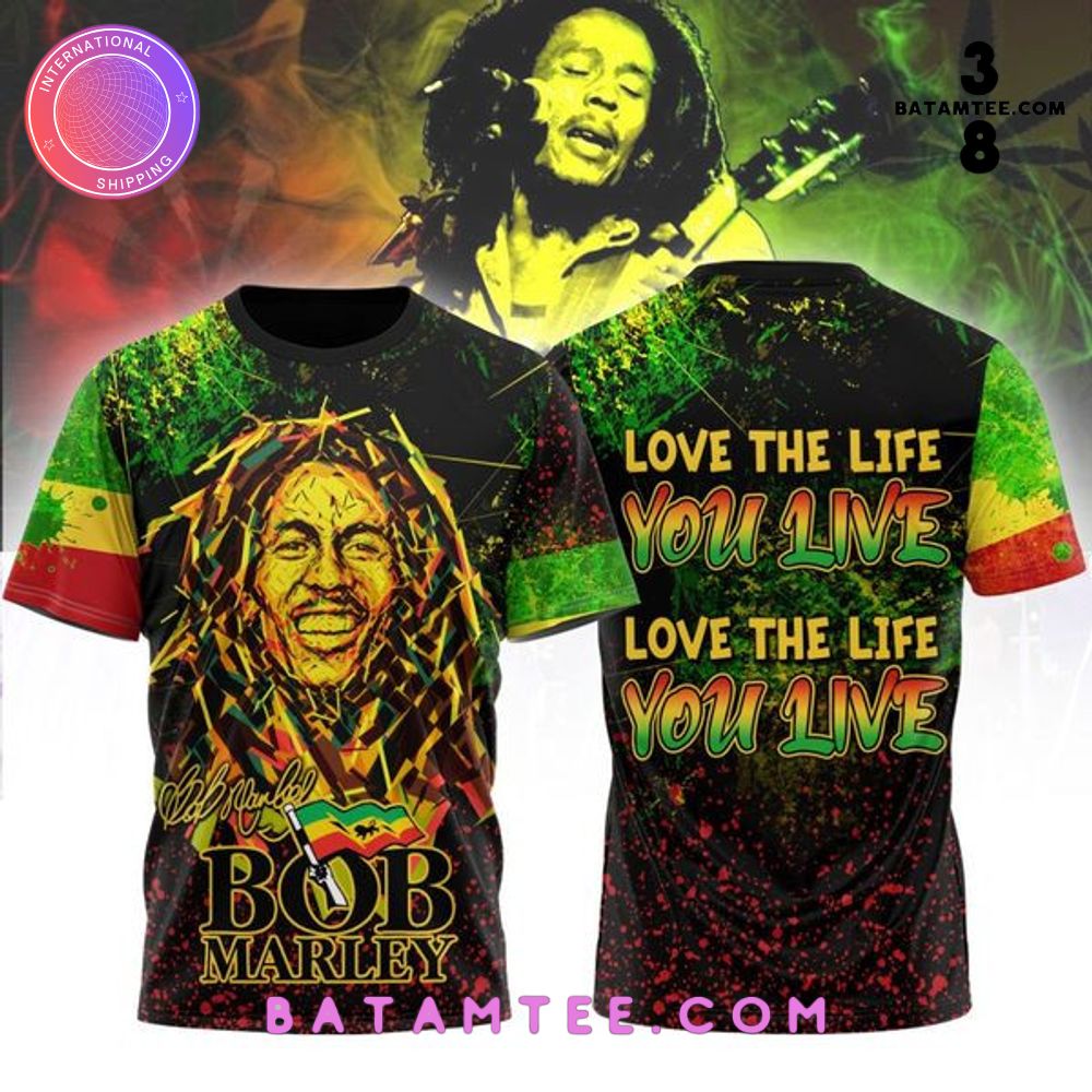 Bob Marley Love The Life T-Shirt's Overview - Batamtee Shop - Threads & Totes: Your Style Destination