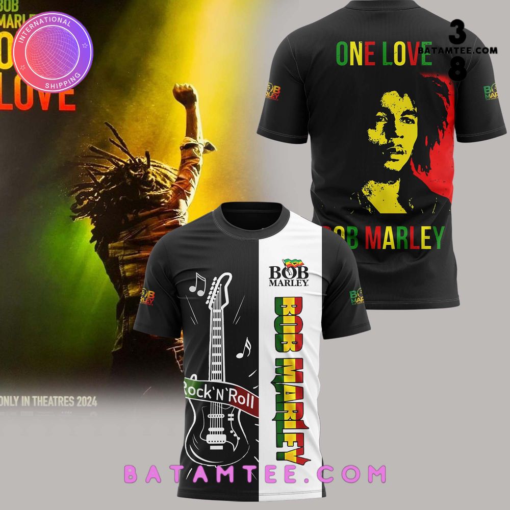 Bob Marley One Love Rock n Roll T-Shirt's Overview - Batamtee Shop - Threads & Totes: Your Style Destination