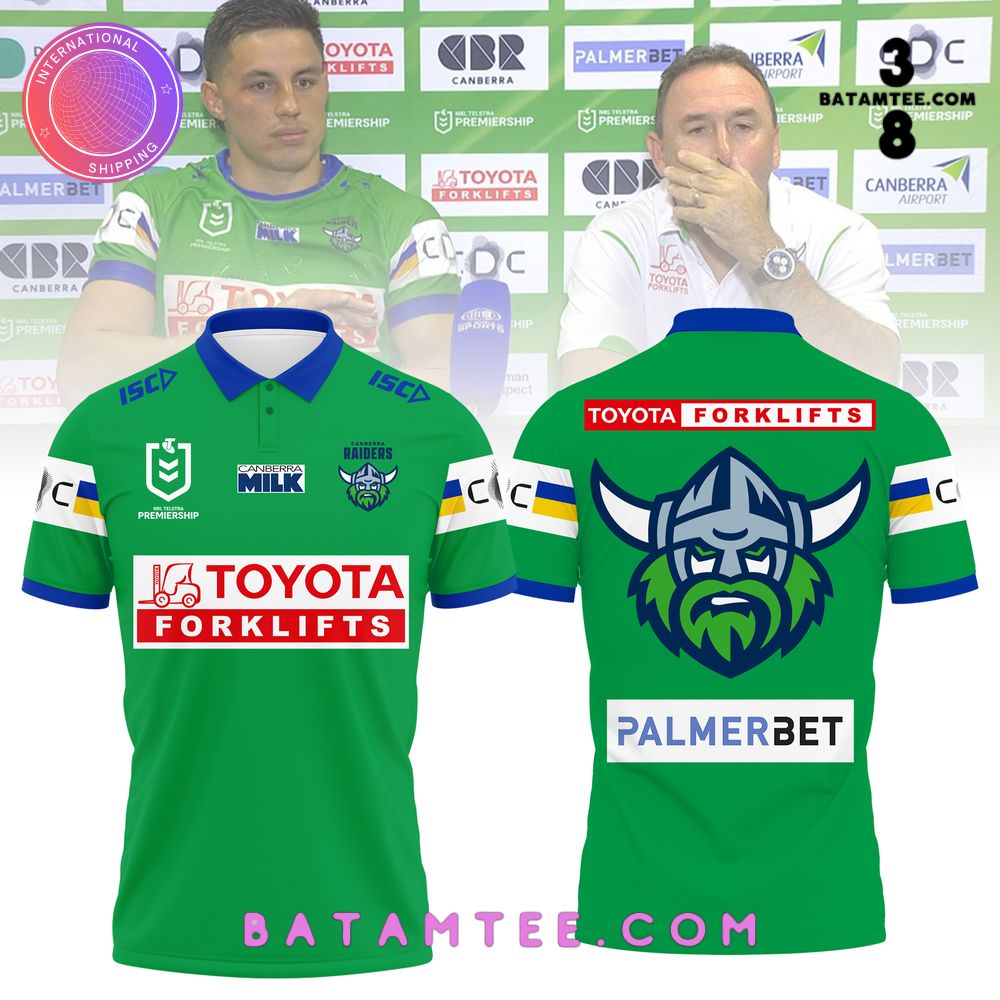 Canberra Raiders 2024 Green Polo Shirt's Overview - Batamtee Shop - Threads & Totes: Your Style Destination