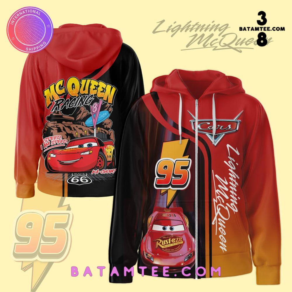 Cars Lightning McQueen 95 Hoodie's Overview - Batamtee Shop - Threads & Totes: Your Style Destination