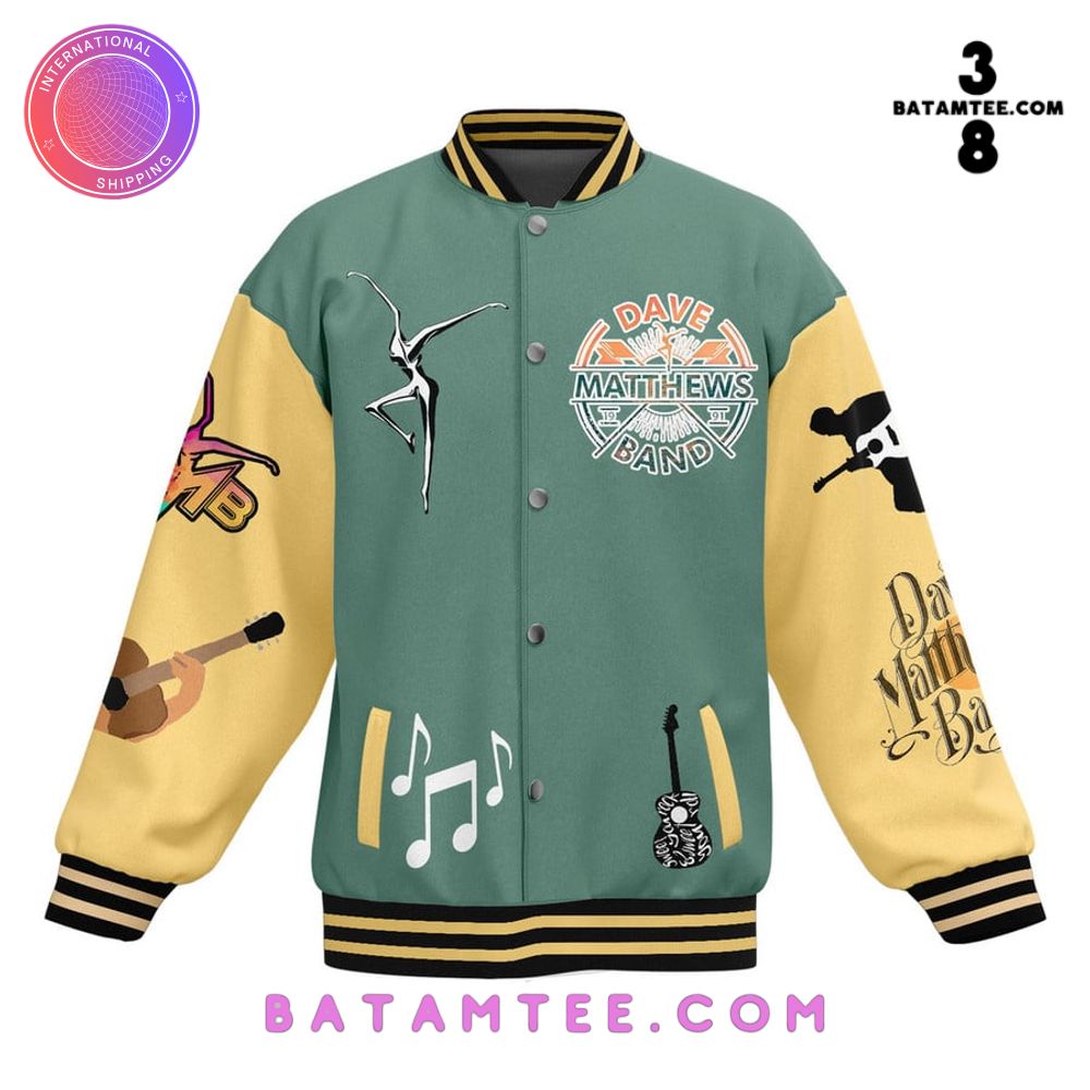 Dave Matthews Band Bring That Beat Back To Me Again Baseball Jacket's Overview - Batamtee Shop - Threads & Totes: Your Style Destination