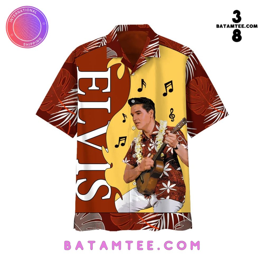 Elvis Presley Blue Skies Smiling At Me Hawaiian Shirt's Overview - Batamtee Shop - Threads & Totes: Your Style Destination