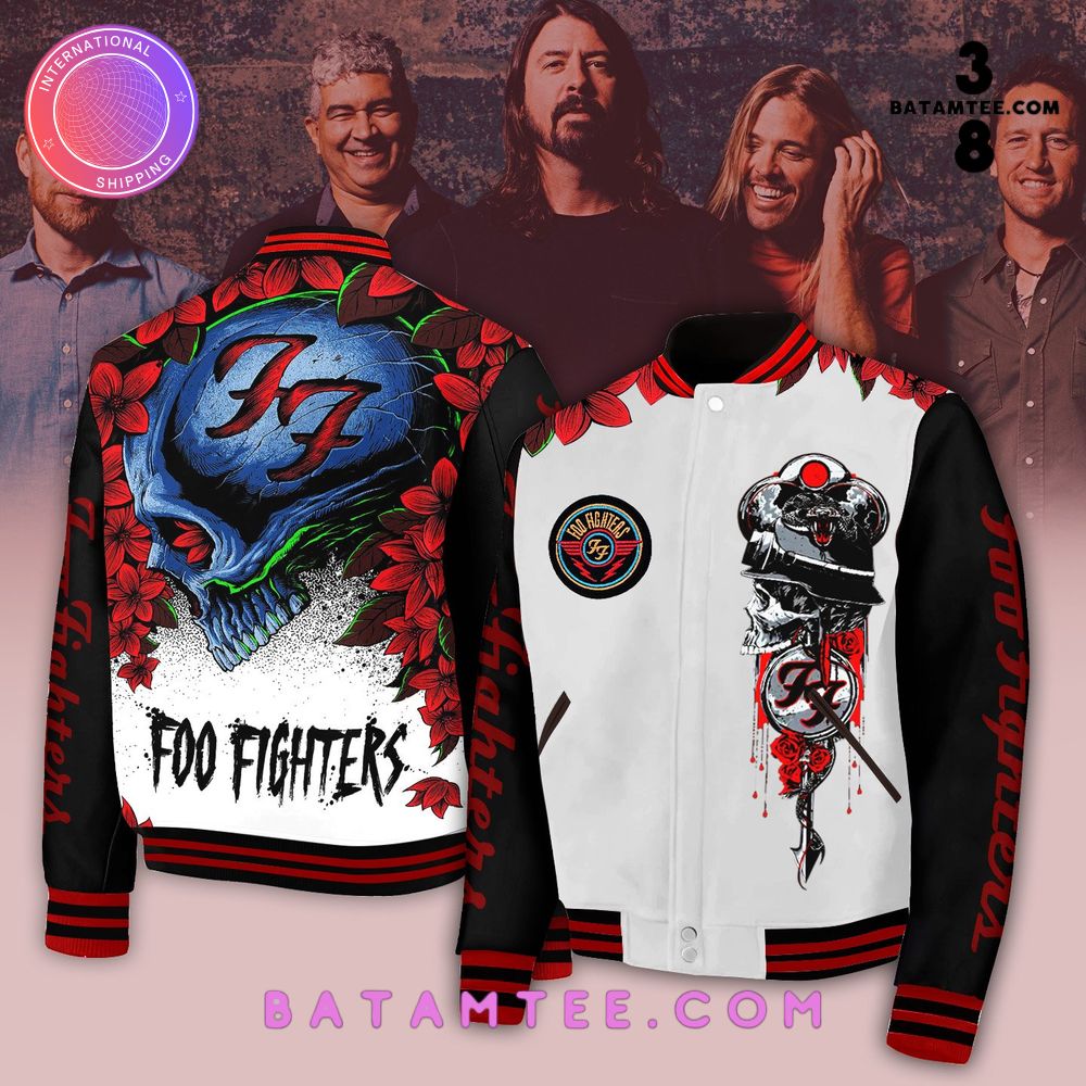 Foo Fighter Rock Band Baseball Jacket's Overview - Batamtee Shop - Threads & Totes: Your Style Destination