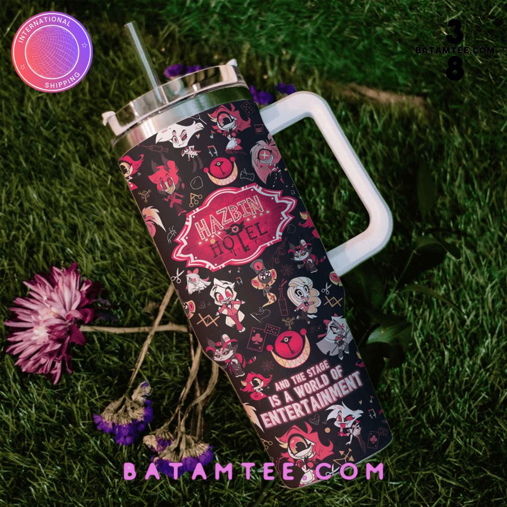 Hazbin Hotel Coffee Black Stanley Tumbler 40oz's Overview - Batamtee Shop - Threads & Totes: Your Style Destination