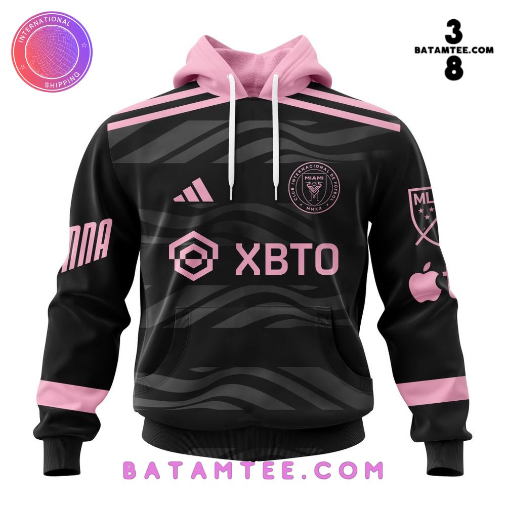 Inter Miami CF Black Hoodie's Overview - Batamtee Shop - Threads & Totes: Your Style Destination