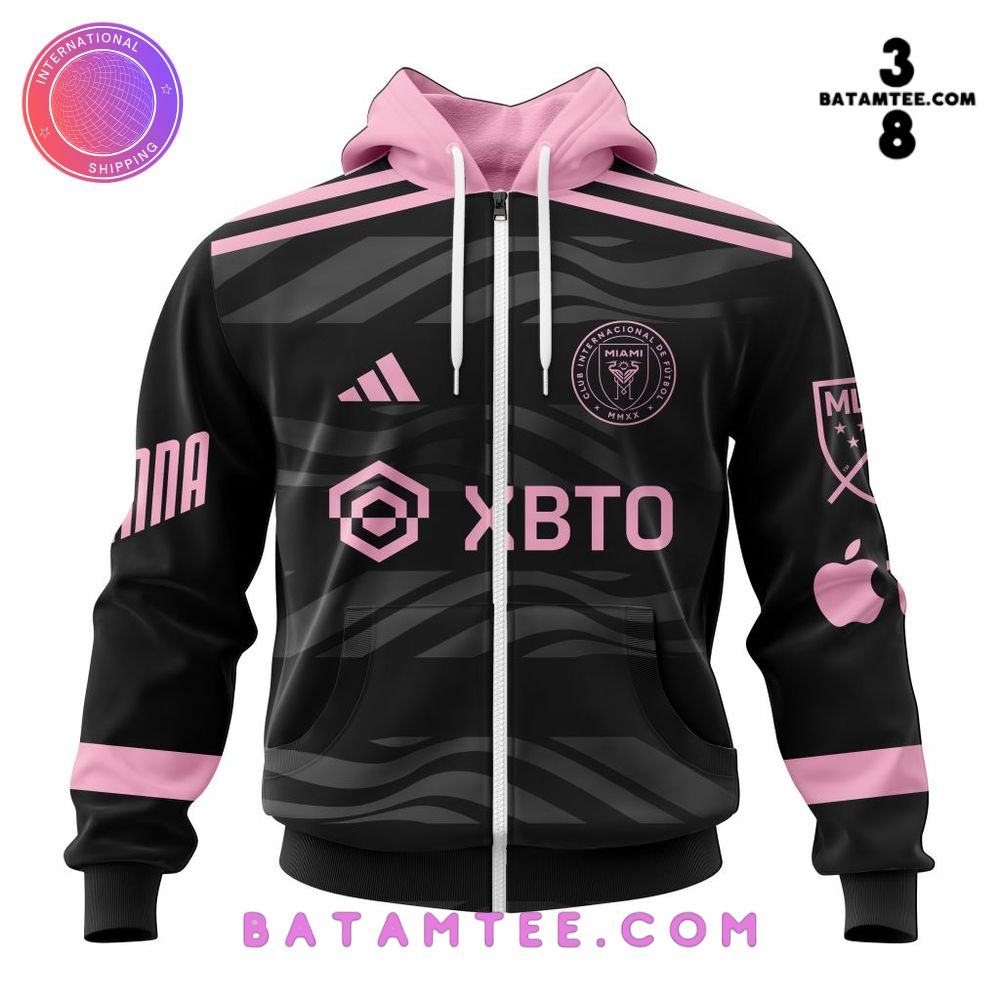 Inter Miami CF Black Hoodie's Overview - Batamtee Shop - Threads & Totes: Your Style Destination