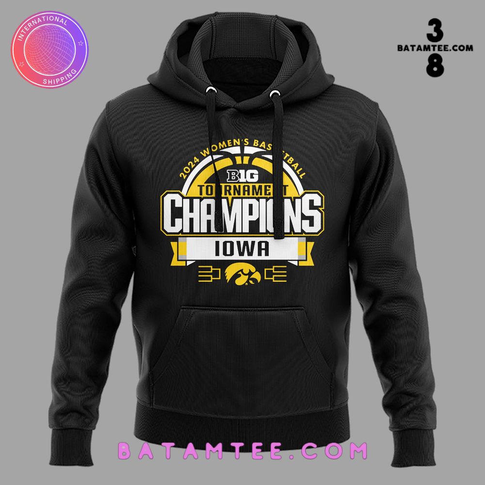 Iowa Hawkeye Women Basketball 2024 Championship 3 PEAT Black Hoodie's Overview - Batamtee Shop - Threads & Totes: Your Style Destination