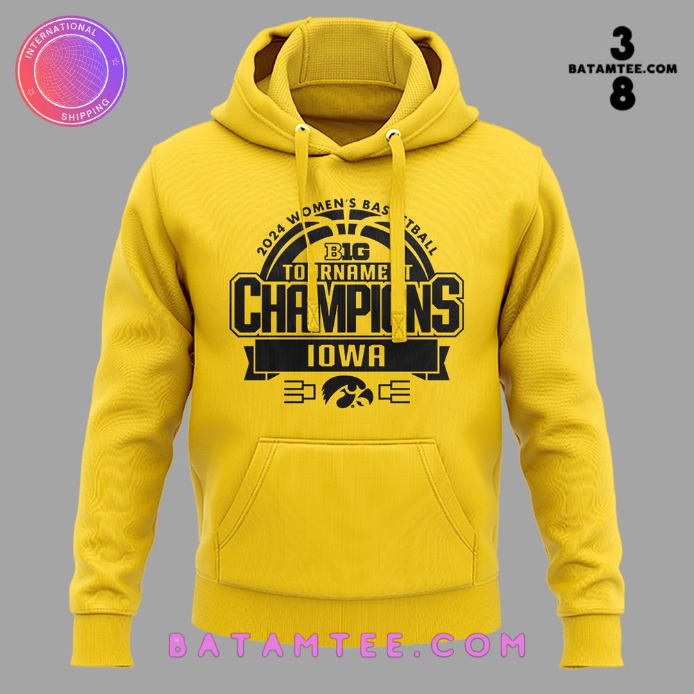 Iowa Hawkeye Women Basketball 2024 Championship 3 PEAT Yellow Hoodie's Overview - Batamtee Shop - Threads & Totes: Your Style Destination