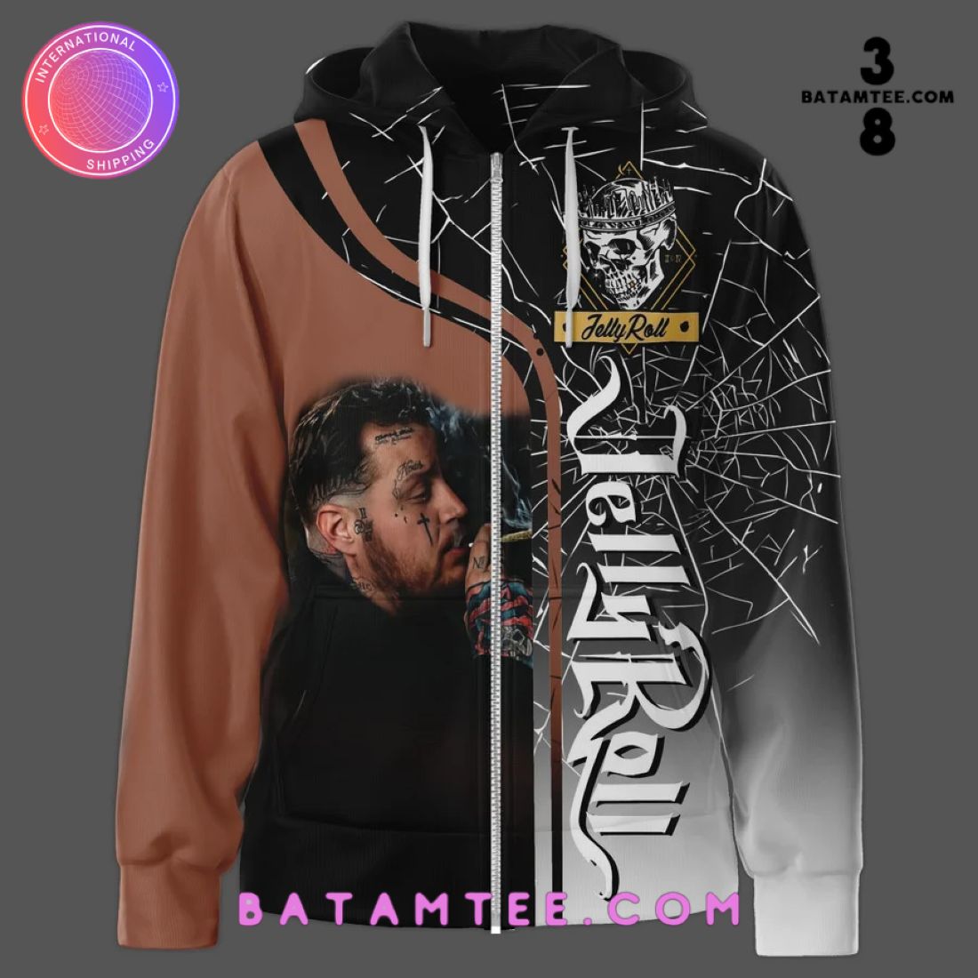 Jelly Roll Somebody Save Me Hoodie's Overview - Batamtee Shop - Threads & Totes: Your Style Destination