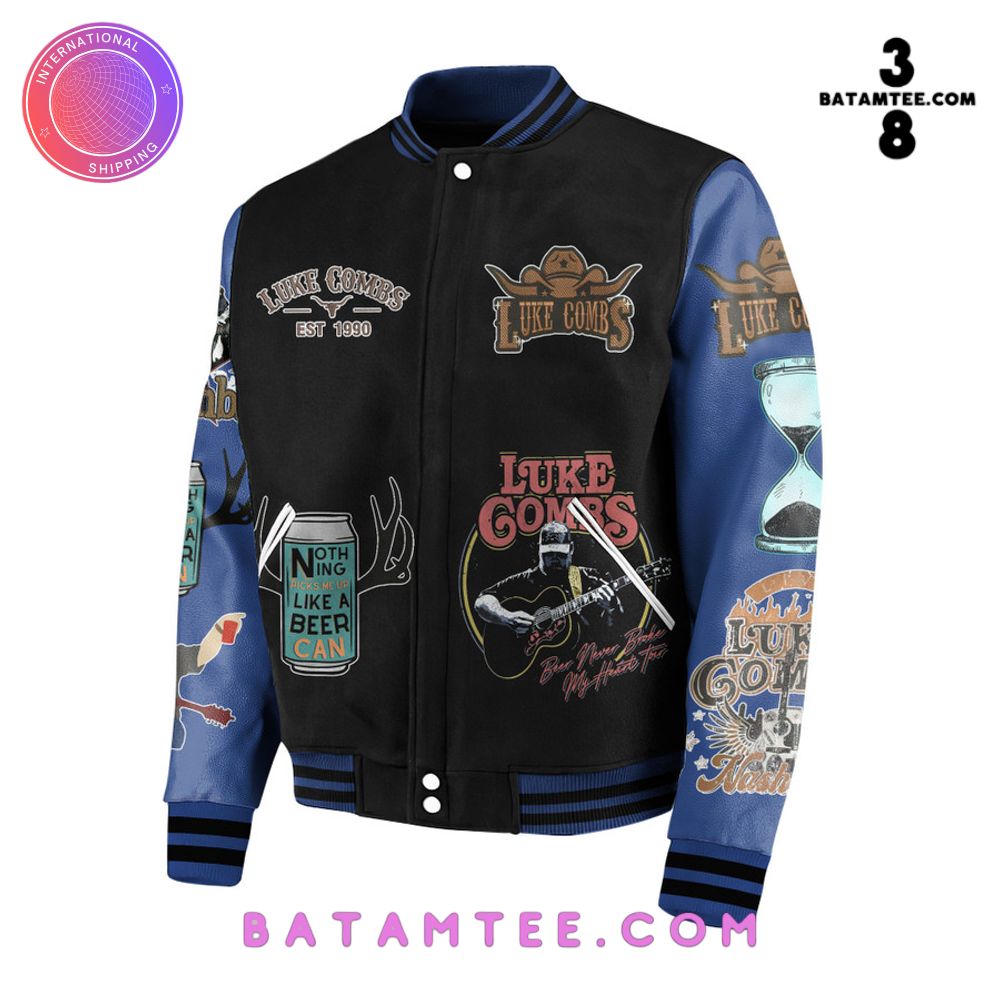 Luke Combs Growin Up And Gettin Old Tour Baseball Jacket's Overview - Batamtee Shop - Threads & Totes: Your Style Destination